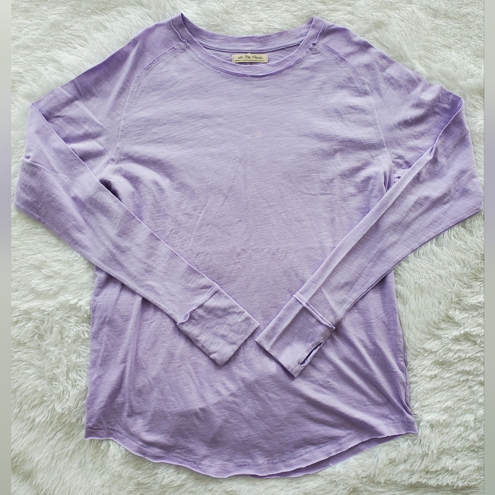 Free People We The Free Arden Tee Mauve Mousse